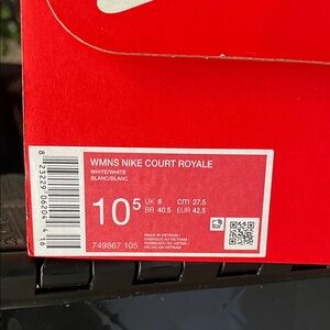 Nike Women's Court Royale White Sneakers